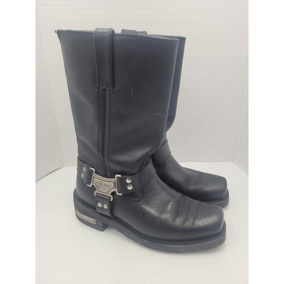 Milwaukee Motorcycle Clothing Women's Harness Motorcycle Boot - MB210 size 8.5 - Picture 7 of 13
